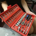 Bộ dụng cụ sửa xe mini 46 chi tiết đa năng