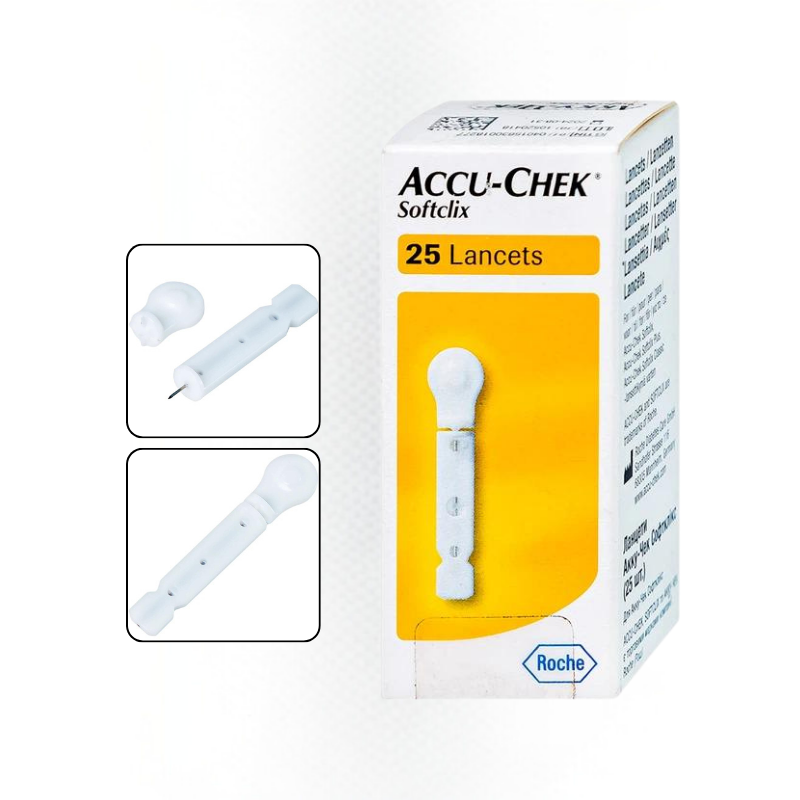 Kim lấy máu thử đường huyết Accu Chek Instant dễ dàng tại nhà (25 kim)