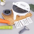 Bộ dụng cụ nạo rau củ quả kèm rổ 9 trong 1