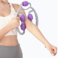Con lăn massage 5 bánh hỗ trợ tập yoga làm thon bắp tay, chân