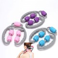 Con lăn massage 5 bánh hỗ trợ tập yoga làm thon bắp tay, chân