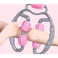 Con lăn massage 5 bánh hỗ trợ tập yoga làm thon bắp tay, chân