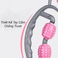 Con lăn massage 5 bánh hỗ trợ tập yoga làm thon bắp tay, chân