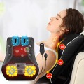 Gối massage vai gáy hồng ngoại 16 bi giảm căng thẳng, mệt mỏi tại nhà và trên ô tô