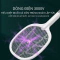 Vợt muỗi tự động tích hợp đèn bắt muỗi thông minh 3 trong 1 tiện lợi, an toàn 