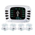 Máy massage xung điện 6 miếng dán tích hợp 8 chế độ trị liệu cao cấp, Máy massage + 8 miếng dán