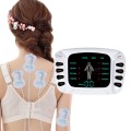 Máy massage xung điện 6 miếng dán tích hợp 8 chế độ trị liệu cao cấp, Máy massage + 8 miếng dán