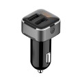 Tẩu sạc ô tô 2 cổng USB nhỏ gọn, tiện lợi có đèn led báo điện áp