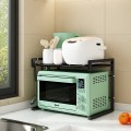 Kệ để lò vi sóng 2 tầng co giãn thông minh, tiết kiệm không gian nhà bếp, Loại cố định