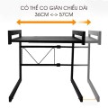 Kệ để lò vi sóng 2 tầng co giãn thông minh, tiết kiệm không gian nhà bếp, Loại cố định