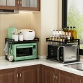 Kệ để lò vi sóng 2 tầng co giãn thông minh, tiết kiệm không gian nhà bếp, Loại cố định