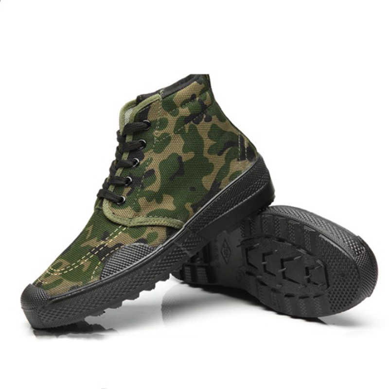 Giày lính cổ cao đế cao su non siêu mềm chuyên dụng