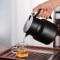 Ấm pha trà giữ nhiệt có bộ loc trà dung tích 1000ml tiện dụng, Màu đen - Không hiển thị nhiệt độ