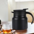 Ấm pha trà giữ nhiệt có bộ loc trà dung tích 1000ml tiện dụng, Màu đen - Không hiển thị nhiệt độ