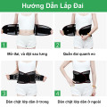 Đai lưng thoát vị đĩa đệm ADM loại thoáng khí cao cấp, Size L : Vòng Bụng 80-110cm