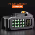 Máy cắt cỏ 2 pin cầm tay động cơ 1800W mạnh mẽ dùng cho gia đình 