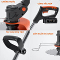 Máy cắt cỏ 2 pin cầm tay động cơ 1800W mạnh mẽ dùng cho gia đình 