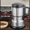 Máy xay hạt khô, gia vị lưỡi dao 6 cánh nghiền mịn tiện dụng