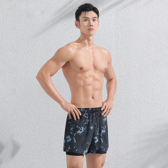 Quần bơi nam dành cho bạn trai đi biển 2 lớp kín đáo hiện đại , Size L ( 45-55kg )