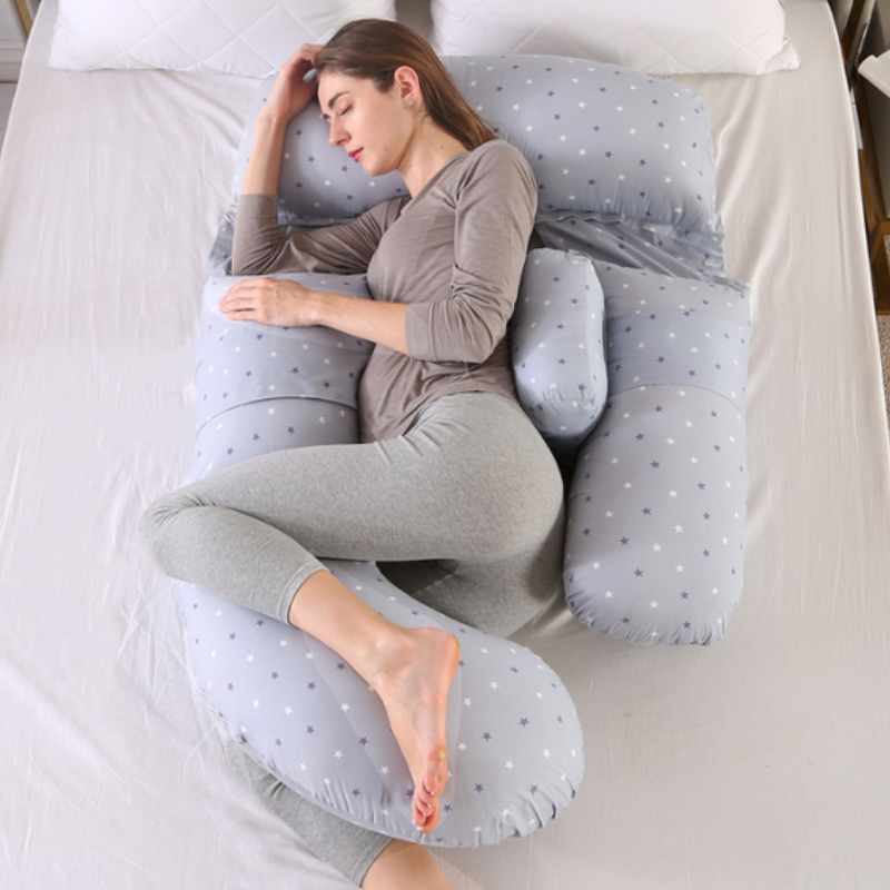 Gối bà bầu giúp ngủ ngon giấc, chống đau mỏi vai hiệu quả