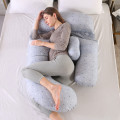 Gối bà bầu giúp ngủ ngon giấc, chống đau mỏi vai hiệu quả, Màu xám