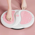 Đĩa xoay eo có hạt massage xoay 360 độ, tập cơ bụng eo thon tại nhà, Màu hồng