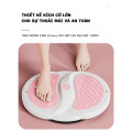 Đĩa xoay eo có hạt massage xoay 360 độ, tập cơ bụng eo thon tại nhà, Màu hồng