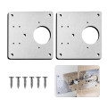 Miếng thép sửa bản lề cửa, tủ gỗ kèm ốc vít tiện lợi tặng bộ ốc vít, 1 miếng thép không bản lề