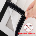 Màn chắn côn trùng kèm Velcro đuổi muỗi bay vào nhà, 100 x 120cm