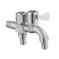 Vòi nước 2 đầu ra chất liệu inox không gỉ