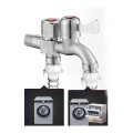 Vòi nước 2 đầu ra chất liệu inox không gỉ