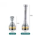 Đầu vòi rửa bát tăng áp 3 chế độ tiện dụng , Loại ngắn 