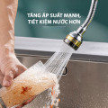 Đầu vòi rửa bát tăng áp 3 chế độ tiện dụng , Loại ngắn 