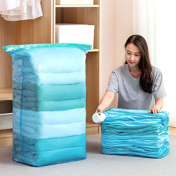 Combo 4 túi hút chân không quần áo chăn màn tiện dụng