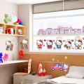 Decal dán tường hình Hello Kitty