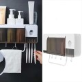 Kệ để cốc bàn chải đánh răng dán tường không cần khoan đục
