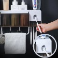 Kệ để cốc bàn chải đánh răng dán tường không cần khoan đục