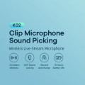 Micro thu âm không dây khử tiếng ồn K9 