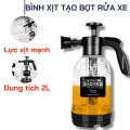 Bình tạo bọt tuyết xịt rửa ô tô cầm tay tiện ích
