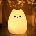 Đèn ngủ mini hình mèo để bàn 3 chế độ sáng