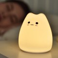 Đèn ngủ mini hình mèo để bàn 3 chế độ sáng
