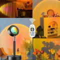 Đèn Sunset L09  có remote điều khiển 16 màu sắc