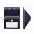 Đèn led năng lượng mặt trời treo tường cảm biến thông minh, 1 cái