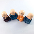 Bộ 4 chú tiểu cầu an để xe hơi