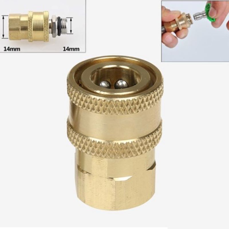 Bộ khớp nối nhanh chân 14mm cho máy rửa xe