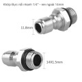 Bộ khớp nối nhanh chân 14mm cho máy rửa xe