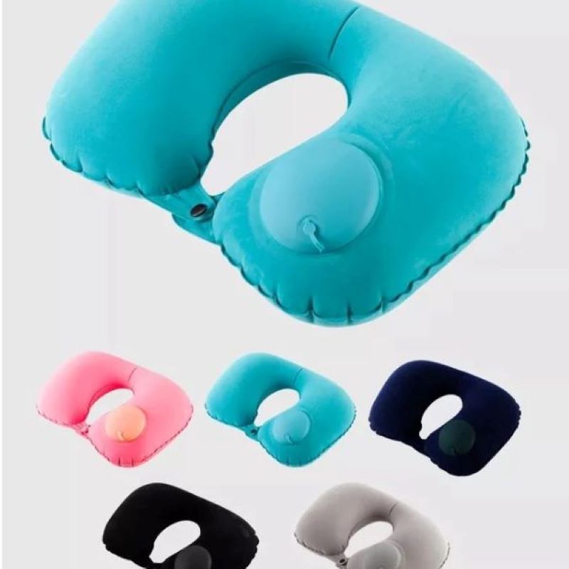 Gối bơm hơi hình chữ U cao cấp