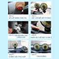 Quạt đôi mini ô tô để bàn làm việc