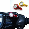 Đồng hồ kiểng gắn chân gương xe máy 