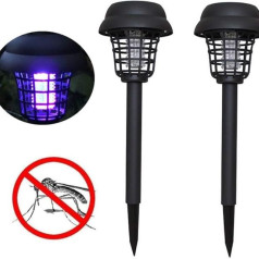 Đèn bắt muỗi năng lượng mặt trời Đèn diệt muỗi điện tử LED